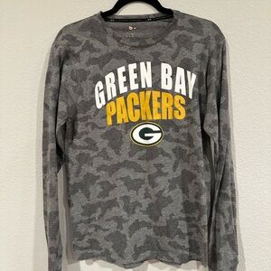 Green Bay Packers Long Sleeve Camo Shirt